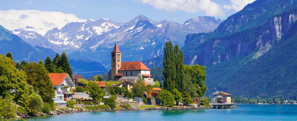 Montagnes lac risque voyage Suisse