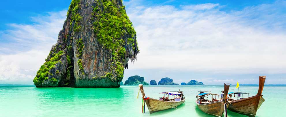 Mer piroguerisque voyage Thailande
