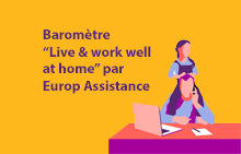 Baromètre live and work well at home par Europ Assistance