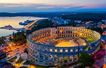 Pula en Istrie